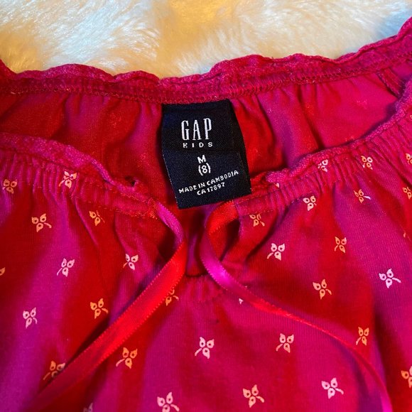 3/ $25 Gap Girls Floral Shirt Size 8 - Picture 3 of 5